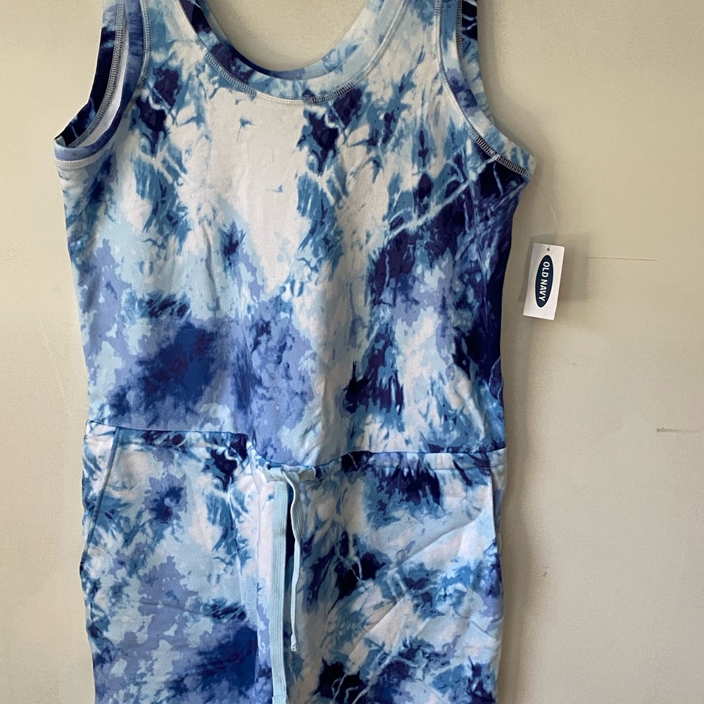 NWT Terry Water Colored Romper